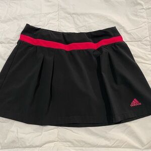 Adidas Black Skirt with Pleats & Built In Shorts for Athletic Occasions